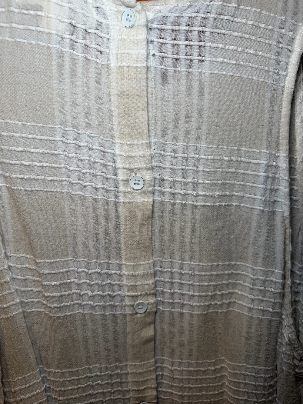 Evereve Cloth & Stone Cream Textured Sleeveless Tank Top size L - Picture 6 of 16